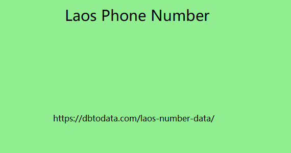 Laos Phone Number