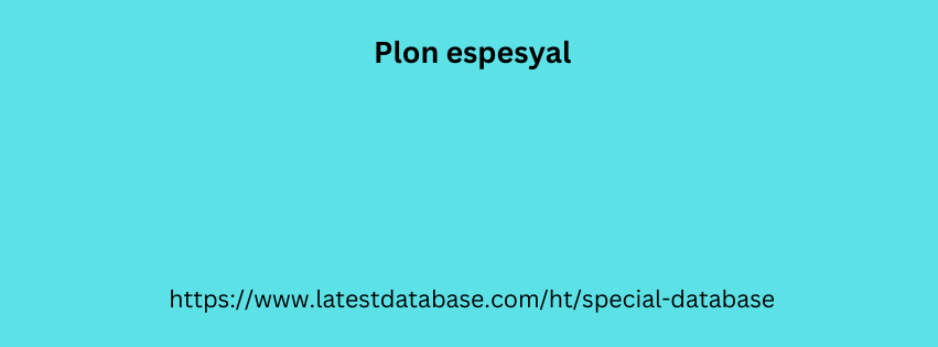  Plon espesyal