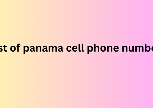 list of panama cell phone number