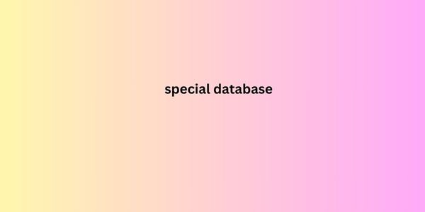 special database