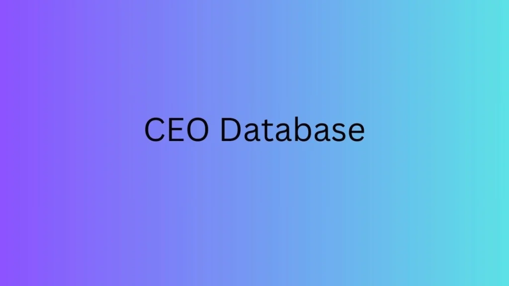 CEO Database