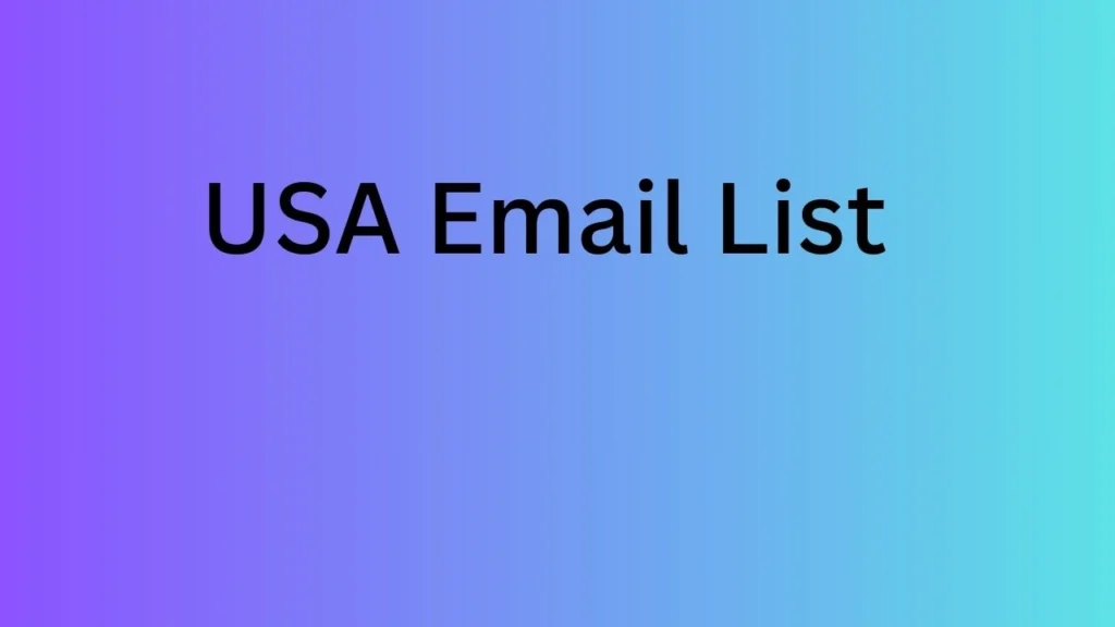 USA Email List